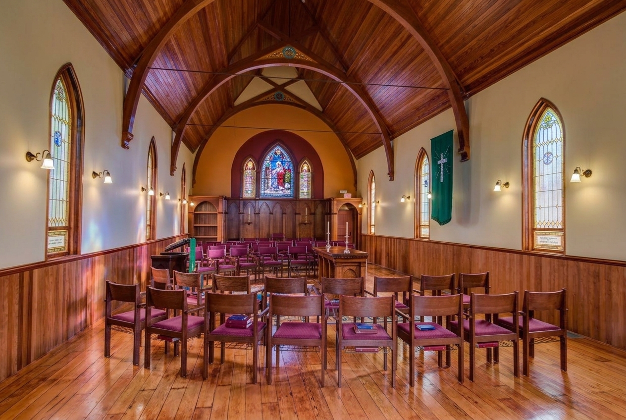 Church of the Good Shepherd sanctuary restoration in West Berkeley by The Bay Architects